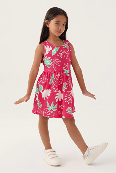 U.S. Polo Assn. ΗΠΑ Polo Assn Φούξια Κοριτσίστικο Φόρεμα