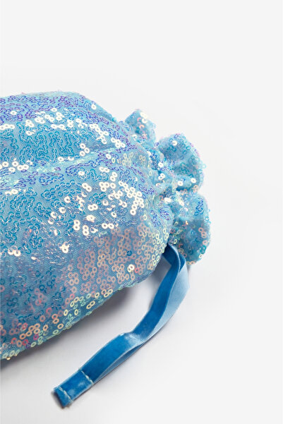 Le Mabelle Blue Sequined Girl's Bag