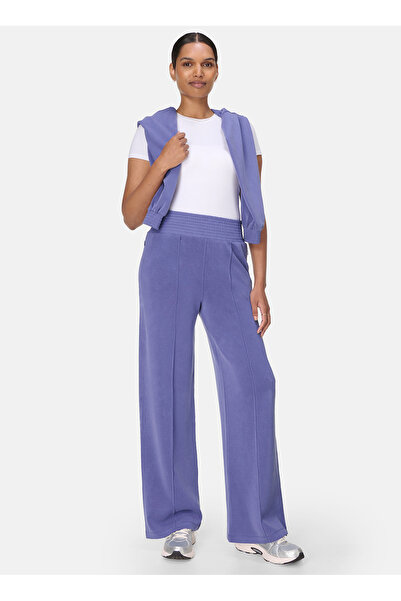 Sweaty Betty SB9226-400 SAND WASH CLOUDWEIGHT TR Mavi Lastikli Bel Normal Düz Kadın Eşofman Altı