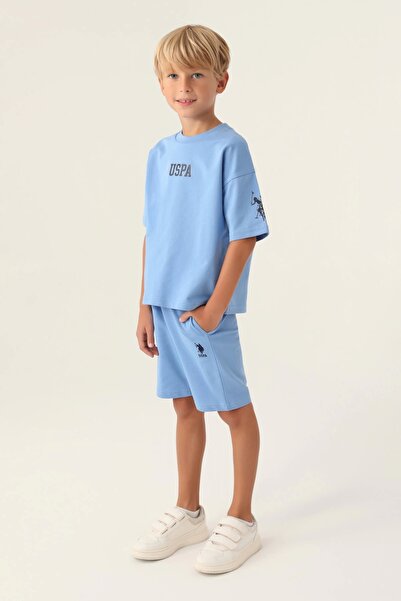 U.S. Polo Assn. U.S. Polo Assn лицензиран костюм Baseciz Indigo Boy Bermuda