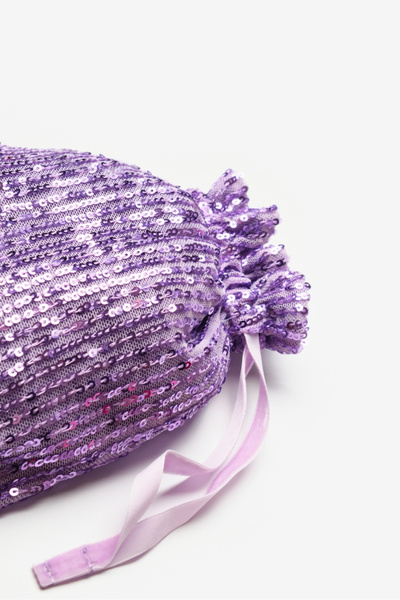 Le Mabelle Lilac Sequined Girl's Bag