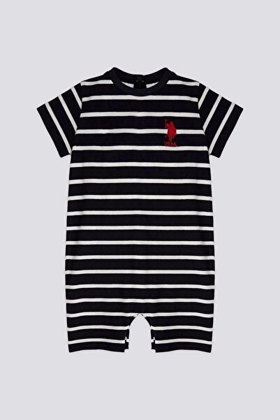 U.S. Polo Assn. بذلة جولف للأولاد الصغار - أزرق داكن