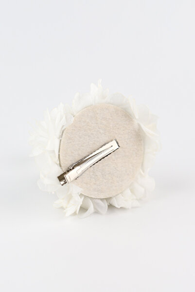 Le Mabelle White 6 Years Funnel Birthday Clip Buckle