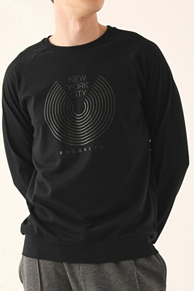 Arnetta Μαύρη ανδρική μακρυμάνικη πιτζάμα