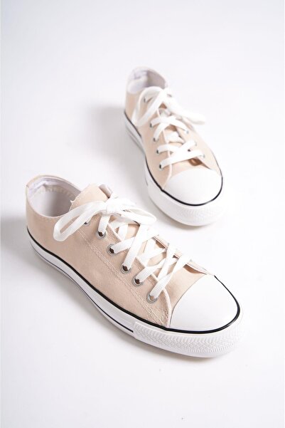 Mubiano Mbcvs200Bj Flat Sole Lace-Up Men's Beige Cloth Sports Shoes & Sneakers