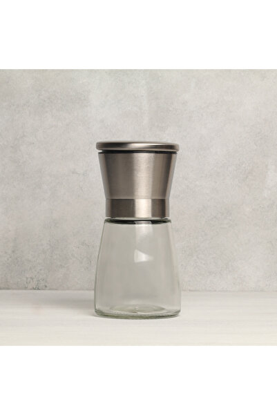 Yeşil İncir Cam Değirmen Baharat Öğütücü Seramik Bıçaklı Karabiber/tuz Öğütücü