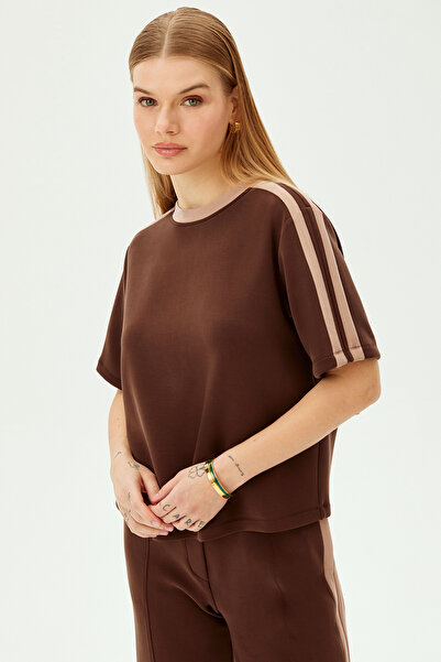 Allyco Πλεκτό μπλουζάκι Crew Neck Modal Blended Άνετη εφαρμογή