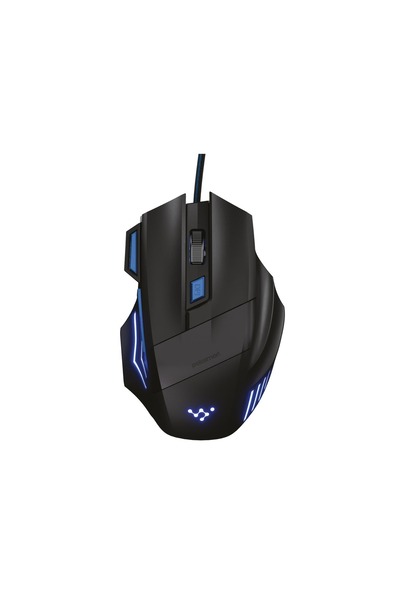 Polosmart PGM07 RGB Led Aydınlatmalı 3600 DPI Kablolu Oyuncu Gaming Mouse Mavi