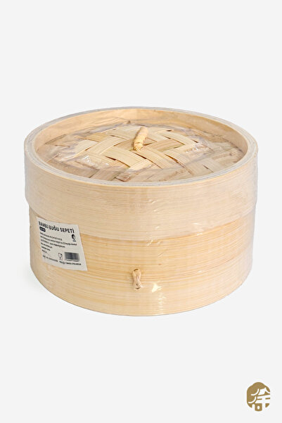 XUSHI GIDA 15Cm Bambu Buharlik Sepeti ( 15Cm Bamboo Steamer ) - 1ADET