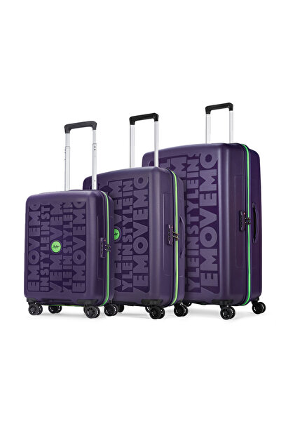 Skybags مجموعة ألعاب من 3 حقائب سفر بعجلات مزدوجة دوارة من البولي بروبيلين (P...