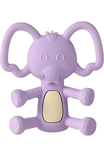 Twisoo عضاضة فيل للأطفال - لعبة تسنين من السيليكون الآمن غذائيًا، خالية من مادة BPA، آمنة للغلي، هان