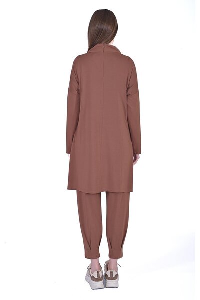 Invee Ear trouser set coffee