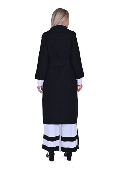 Invee Tweed Cap Black