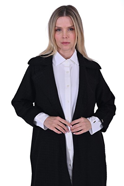 Invee Tweed Cap Black