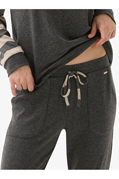 Blackspade Women's Thermal Pajama Bottoms 51974 - Anthracite