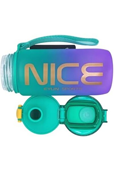 Twisoo Transparent Plastic Water Bottle with Flip-Top Lid, Secure Lock, Leak-Proof Design, Perfect f