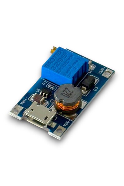 ELEKTROMALL MT3608 DC-DC Voltaj Yükseltici Ayarlanabilir Modül - USB Girişli - 2A