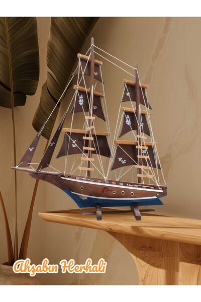 AHŞAP  KORSAN  GEMİSİ  -30 CM