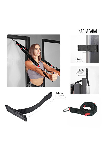 Rebuwo Set de exerciții de rezistență GYM - Rezistență multifuncțională