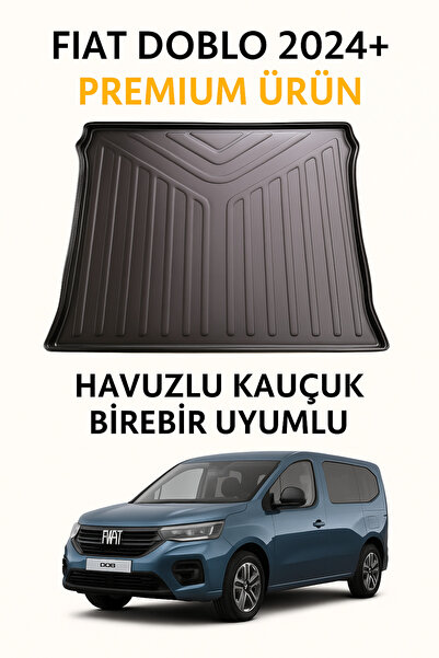 Black Gold Fiat Doblo 2024+ 3D Bagaj Havuzu Premium