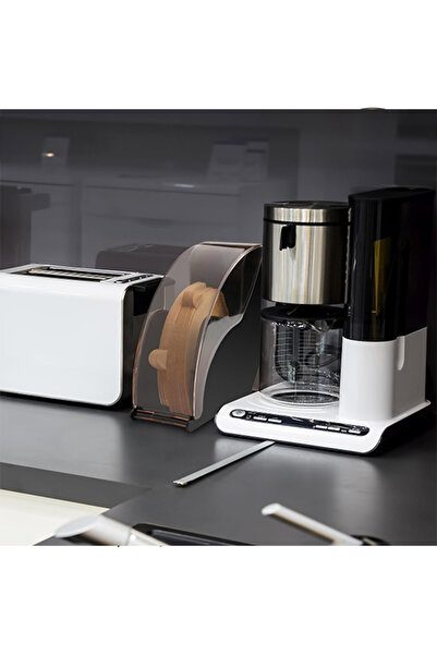 Choxila Coffee Filter Holder, Coffee Filter Storage with Dustproof Cover, Capacity of 200 pcs V60 an