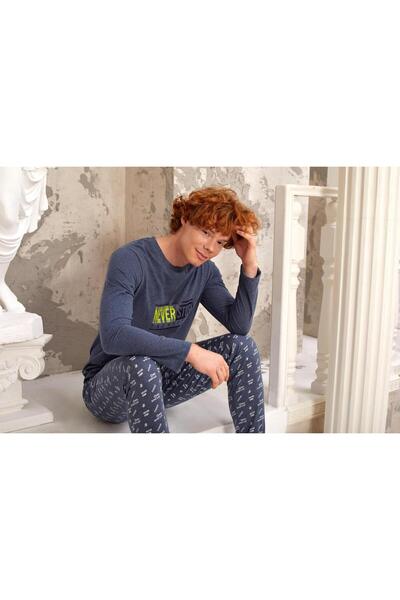 gd goldoremi 5324 Чоловічий піжамний комплект - з довгими рукавами