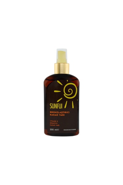 Sunfui Bronzlaştırıcı Güneş Yağı Kakao Özlü 200 ml