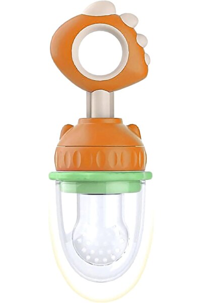 Twisoo أداة تغذية الفاكهة للأطفال الرضع من السيليكون - حلمة شبكية من السيليكون خالية من مادة BPA - آمنة للخضراوات والفواكه الطازجة