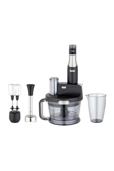 Fakir Mutfak Robotu 1,5 L Geniş Hazne, Turbo Fonksiyonlu, 4 Bıçaklı Blender Başlığı
