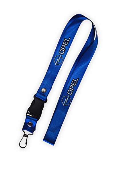 TUSBA MARKET Suport pentru oglindă auto albastru și breloc cu logo Opel, cado...