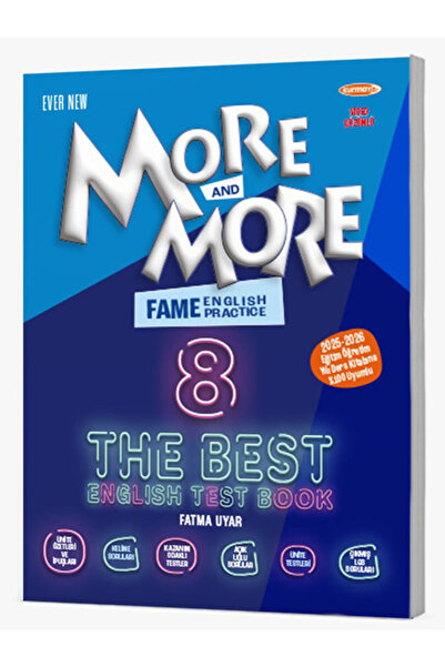 Kurmay ELT More And More 8 Sınıf Fame The Best English Test Book