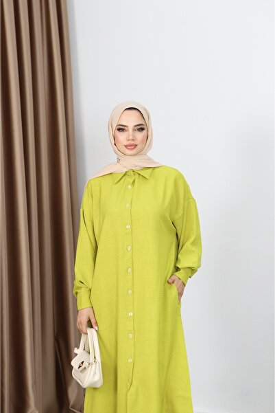 NİSUM MODA Buttoned Long Tunic