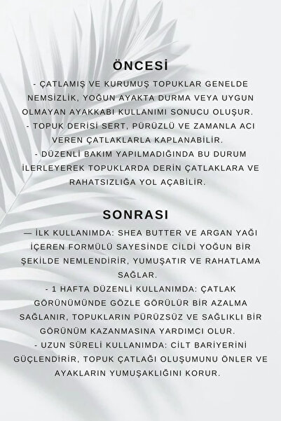 Michelle Laville Ayak Ve Topuk Çatlak Onarım Kremi | Ayak Kokusu Giderici | Ayak Bakımı 100ml