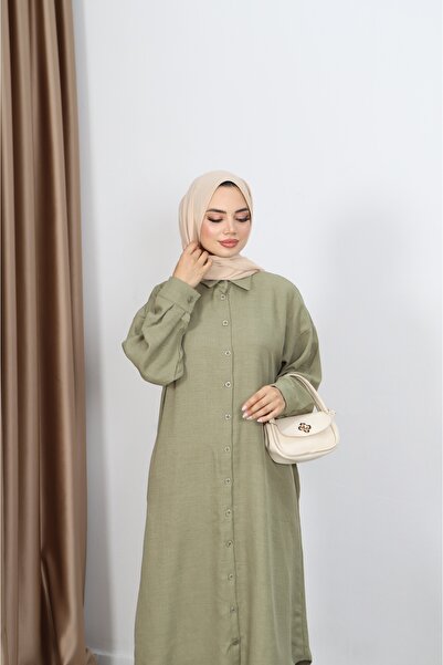 NİSUM MODA Buttoned Long Tunic