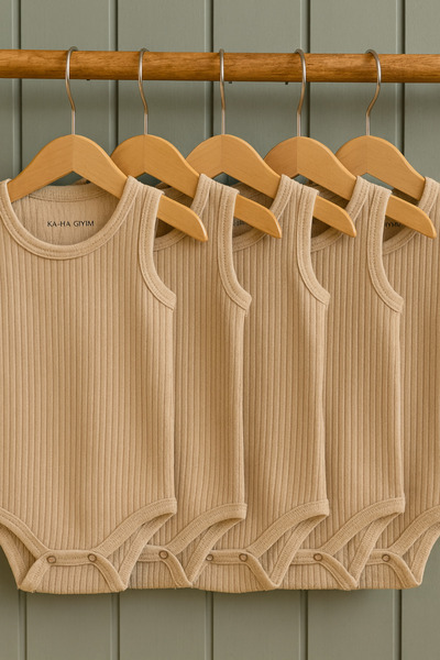 KA-HA Giyim Cotton Baby Bodysuit - Bodysuit, Tank Top, Snap, Organic