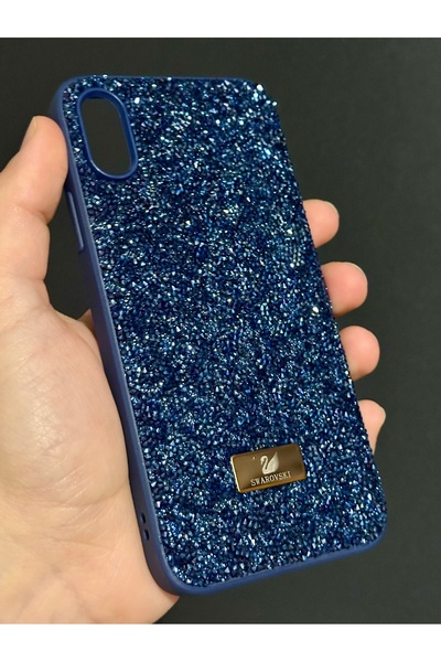 HYPERSOFT Iphone Xs Max (6.5 inç) Uyumlu Parlak Pırlanta Taşlı Elmas Işıltılı...