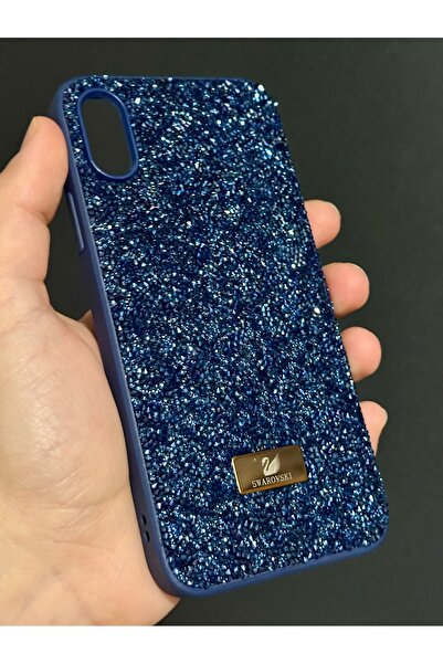 HYPERSOFT Iphone Xr (6.1 inç) Uyumlu Parlak Pırlanta Taşlı Elmas Işıltılı Swr...