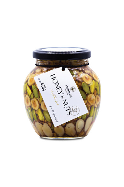 SuLinda مكسرات ميليستيرا وعسل بوليفلورا مع اللوز والفول السوداني والفستق والبندق