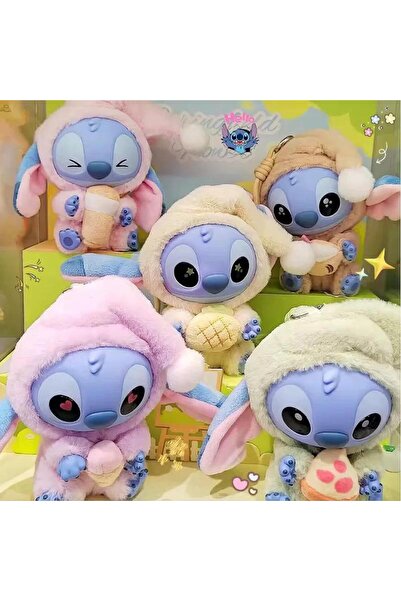 MEM STORE Aksesuar Stitch Sürpriz Anahtarlık Yeni Nesil Labubu Model Stitch Karekterler