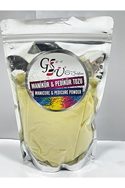 GSU بودرة مانيكير باديكير برائحة الليمون 500 جرام