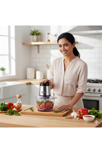 Generic Electric Meat and Vegetable Grinder by DLC, DLC-37402, Multi Colors