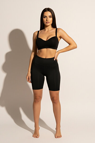 lytonstore ملابس رياضية نسائية سوداء عالية الخصر مرنة لليوجا واللياقة البدنية...