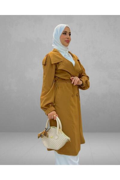 Tebrikler tekstil Women's Summer Trench Coat Model G3109