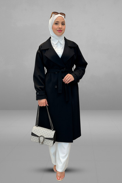 Tebrikler tekstil Women's Summer Trench Coat Model G3109