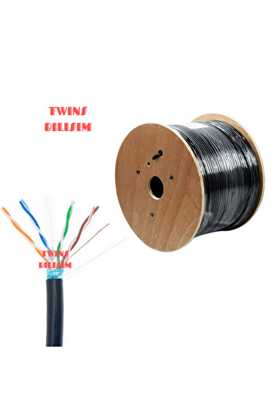 CNC CAT 6 DIŞ MEKAN KABLOSU KALİTELİ ÇİFT KAPLAMA 305 METRE