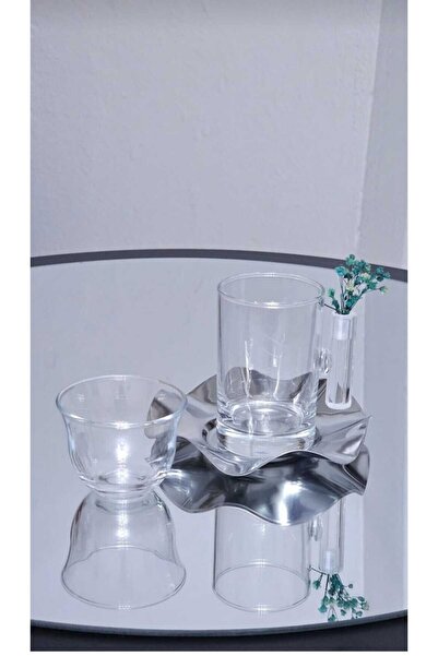 Eslim 18 Pieces Luxury Silver Tea Set