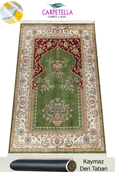 Carpetella Lüks Kadife Seccade Yumuşak Kaymaz Namazlık