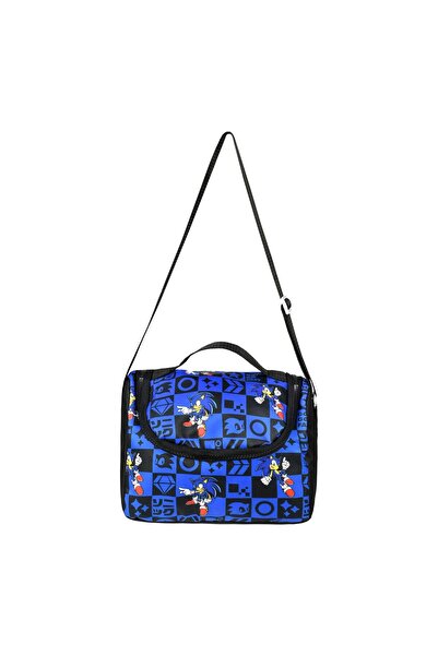 Bodmar Çanta Since 2023 Set ghiozdan pentru școală primară pentru copii cu două caractere Sonic 2 (PENĂ TERMICĂ PENTRU MÂNCARE)