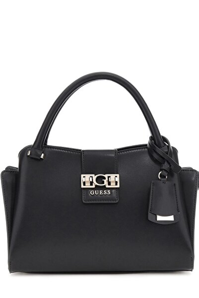 Guess Geantă de mână neagră pentru femei Jane HWVG9891050-BLA