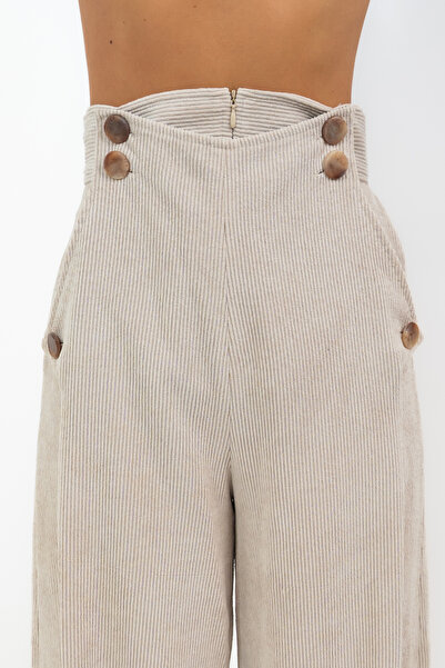 LAB 22 Striped Pants Nude